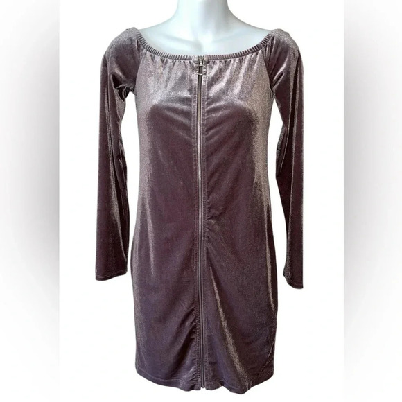 Forever21 Velvet Mini Dress - Picture 1 of 4